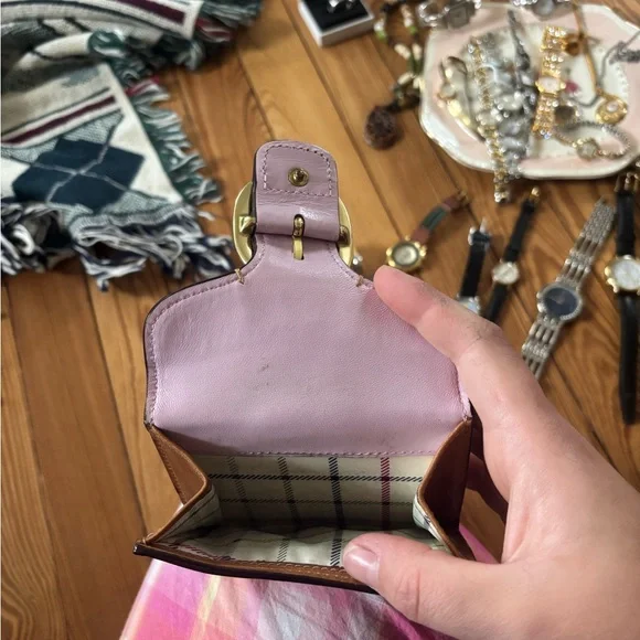 Vintage brown leather coach wallet - Picture 6 of 10